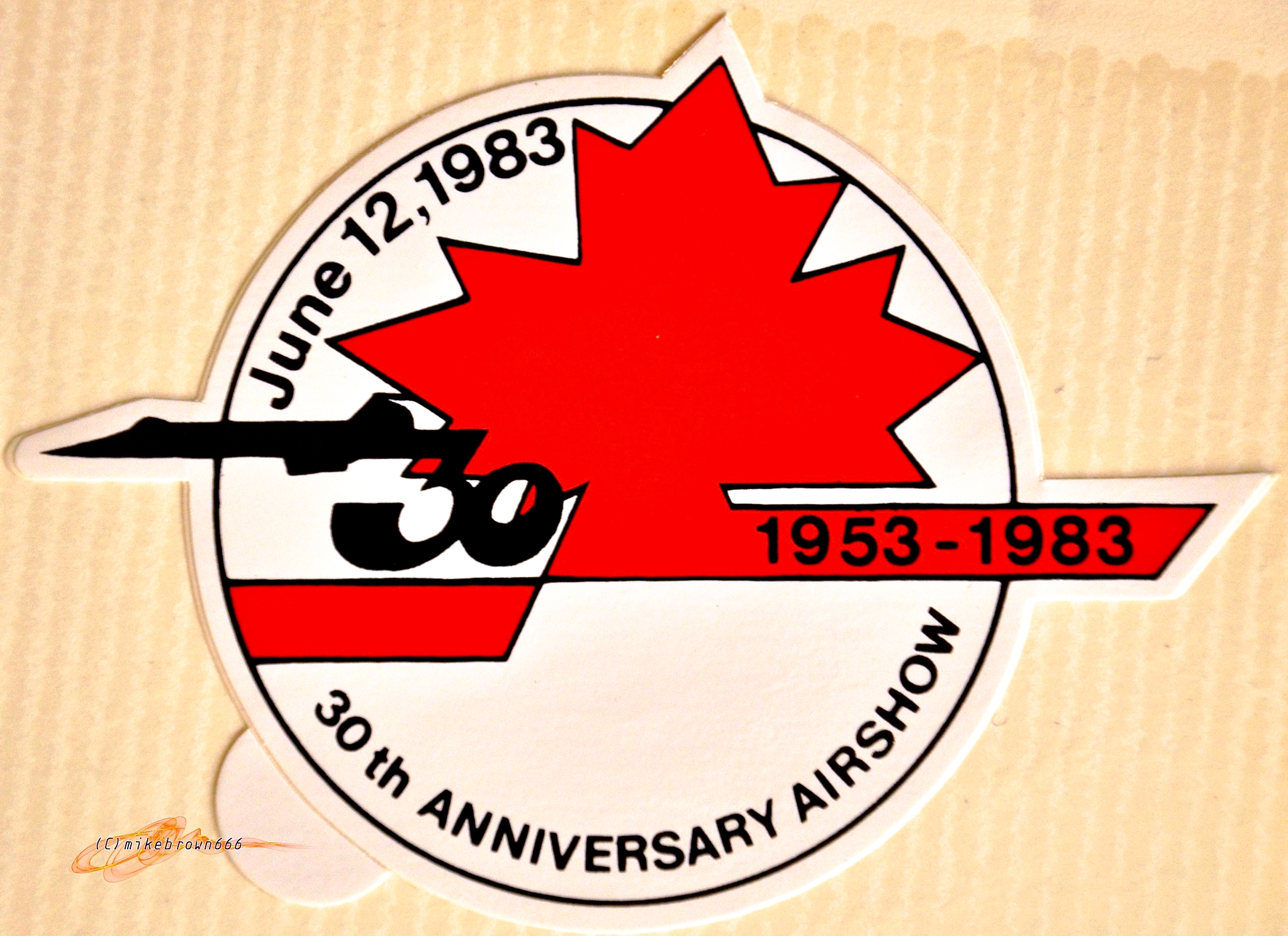 CFB Baden-Söllingen 30TH Anniversary Airshow(12TH June 1983)... photo by Mike Brown (Flickr)