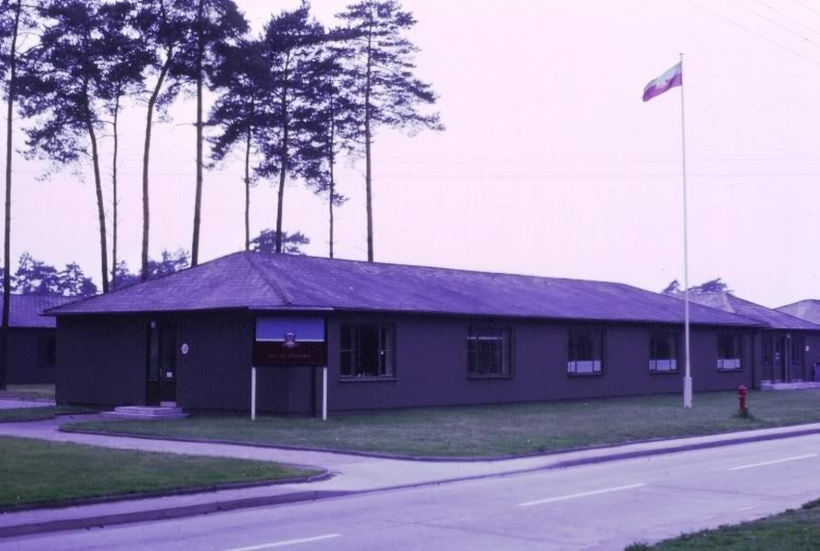 An unknown Admin building somewhere on base(date unknown)... photo by unknown photographer