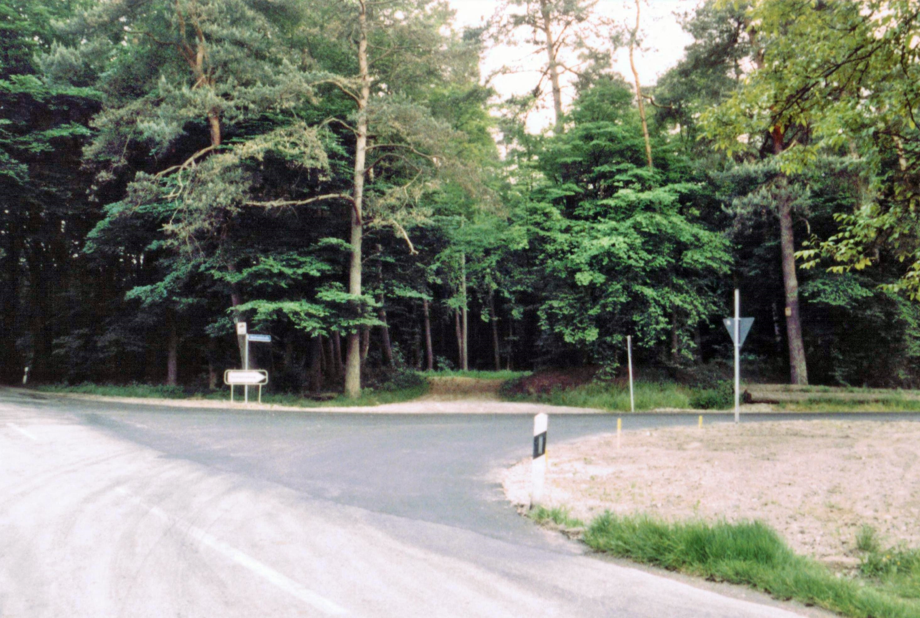 Turnoff to the Schützenhaus(1980s)... photo by Phantom of the flicks (Flickr)