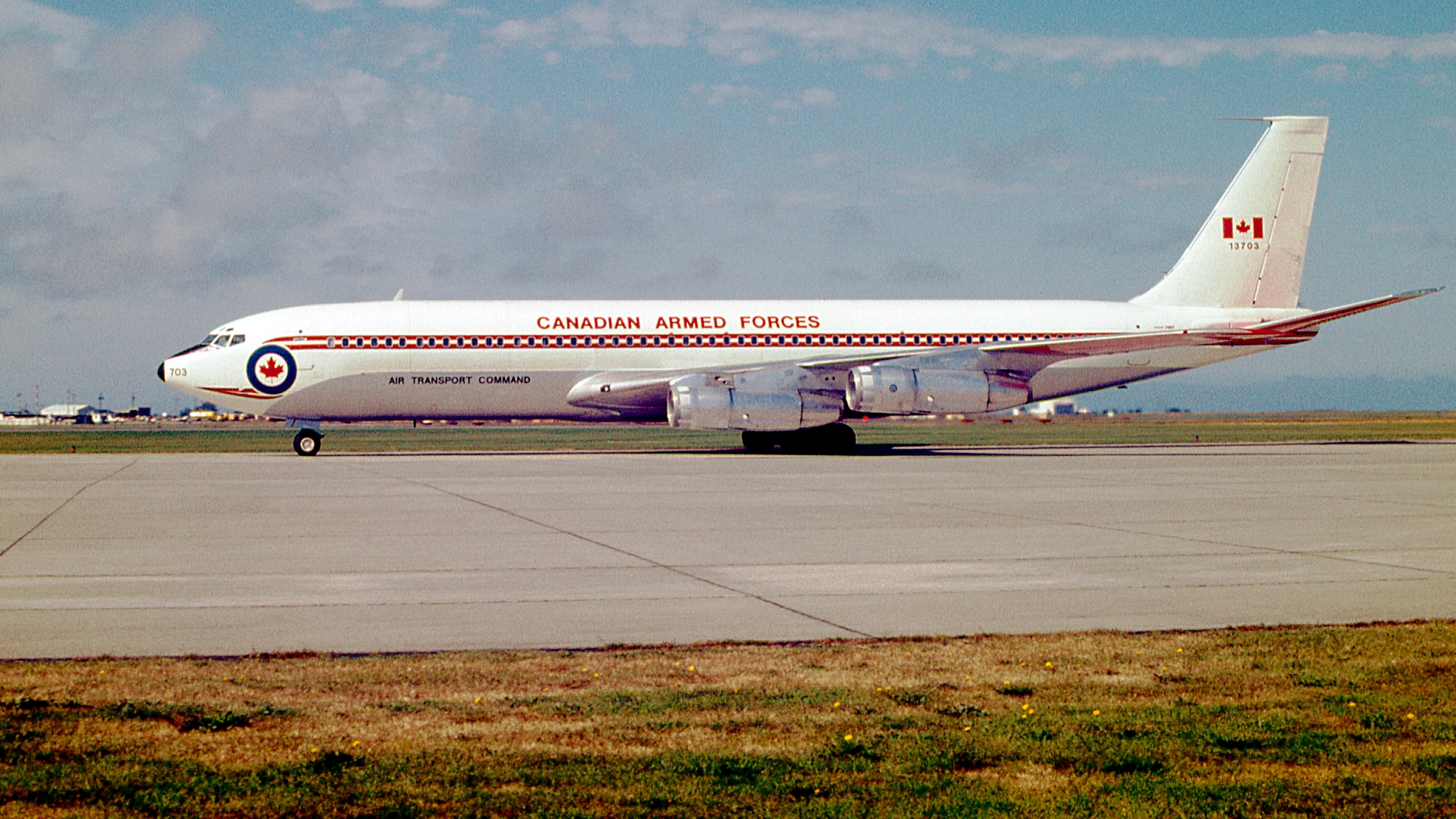 Canadian Armed Forces Boeing 707 (CC-137), shortly after they were purchased.