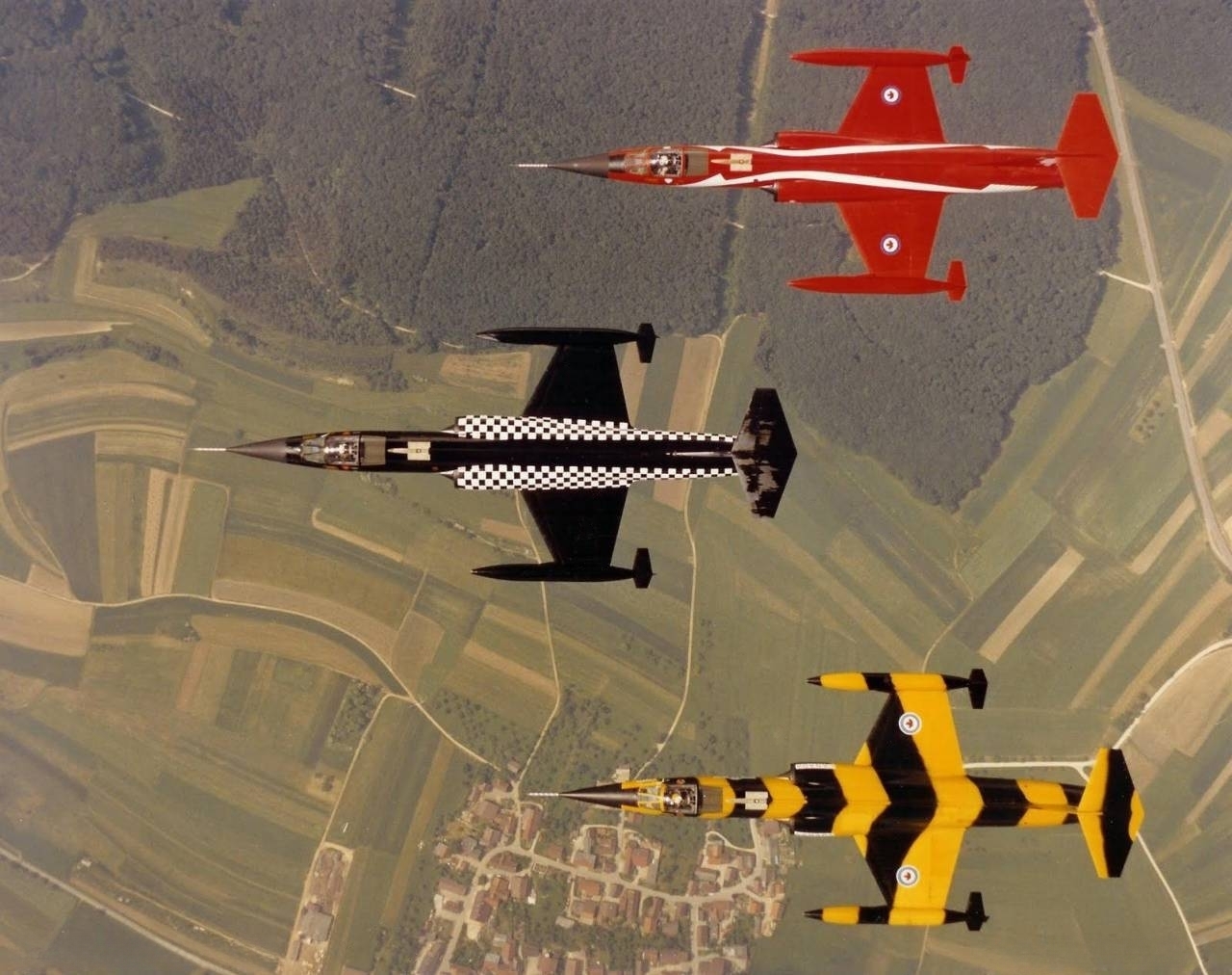 CF-104s from my Canadian Forces Base CFB Baden-Söllingen (EDSB), West Germany
