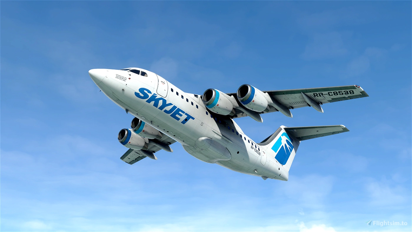 Skyjet airlines just flight bae 146 100 hi def rp c8538 veZAI 1