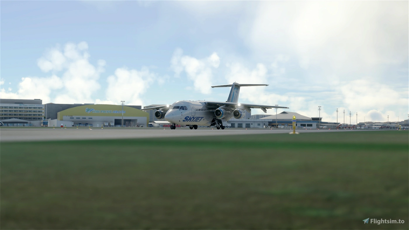 Skyjet airlines just flight bae 146 200 rp c3855 w7TiC 1