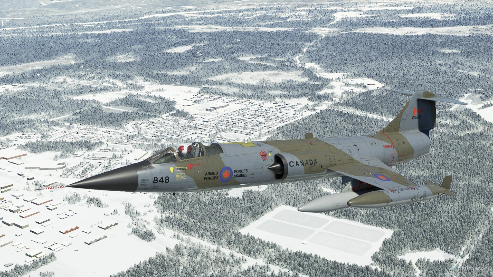 Lockheed CF-104G Starfighterfor Microsoft Flight Simulator 2020[by Sim Skunk Works]